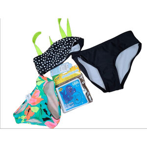 Cat & Jack Girls Swimwear Set XS 4/5 NWT